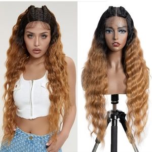 Lace Front Curly Wig 31" Long Synthetic